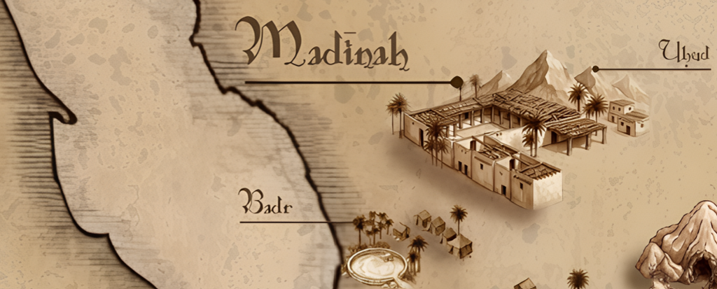 The Seerah Map (2 sizes)